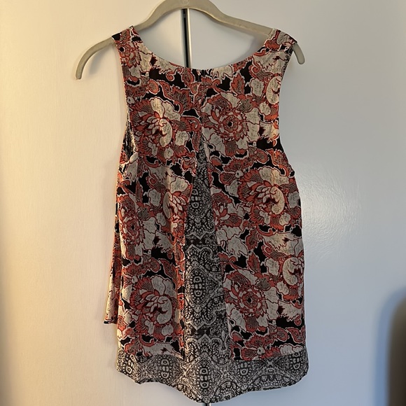 🐾 4 for $20 Lucky Brand flowy 100% silk  tank top - Picture 4 of 6